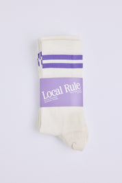 2-pack merino socks - Purple