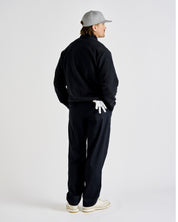 Q-zip Fleece Sweatshirt - Black