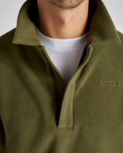 Q-zip Fleece Sweatshirt - Ivy Green