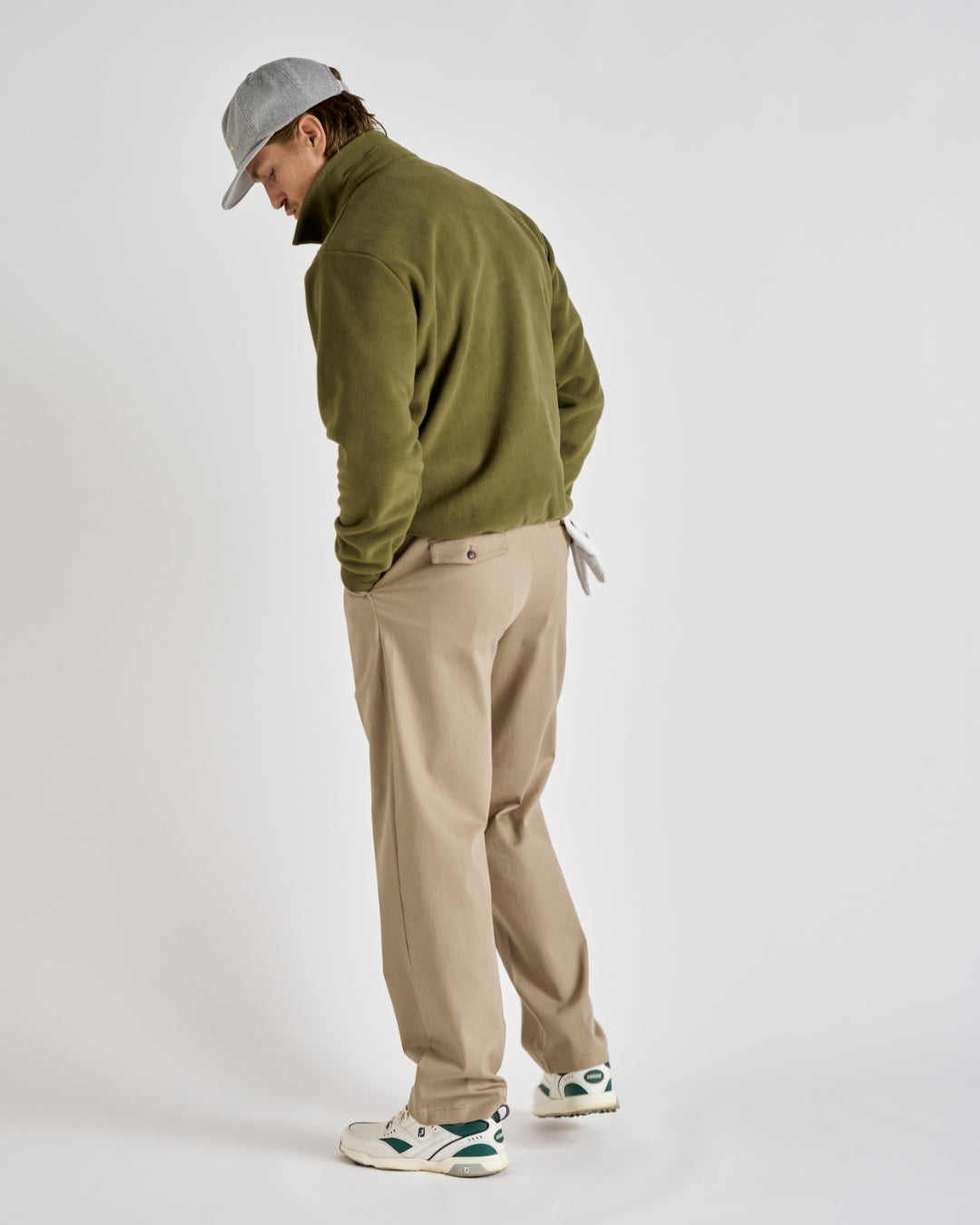 Q-zip Fleece Sweatshirt - Ivy Green