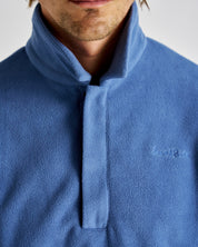 Q-zip Fleece Sweatshirt - Light Blue