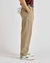 Pleated Trouser - Beige