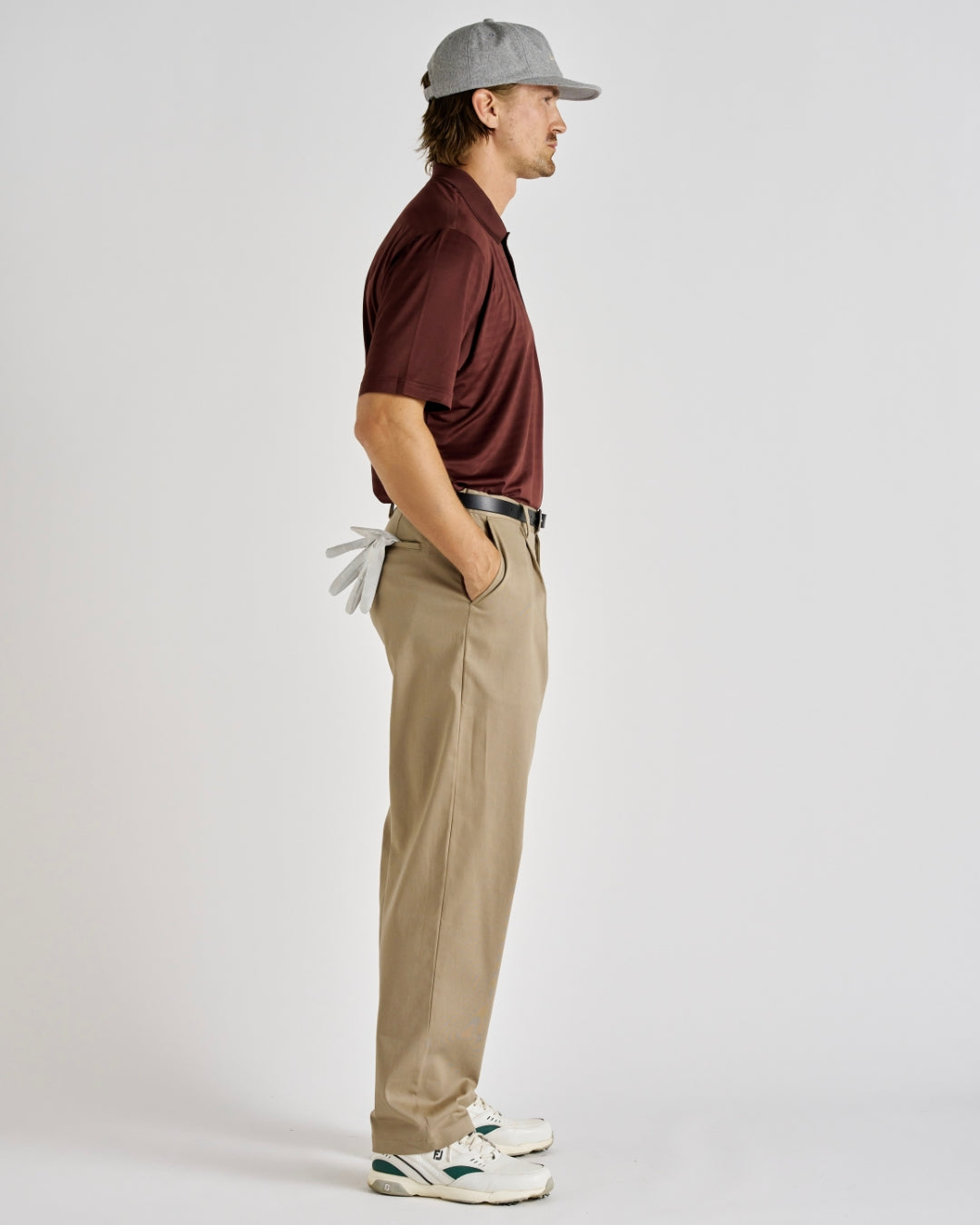 Pleated Trouser - Beige