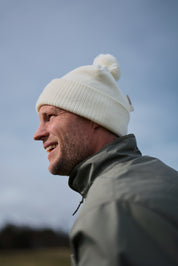 Pom Pom Beanie - Offwhite