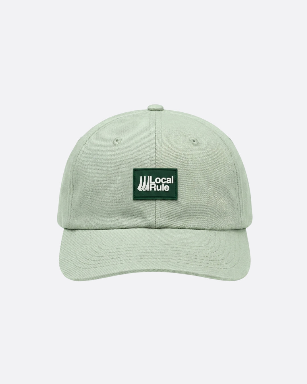 6-panel Cotton Cap - Light Green-1