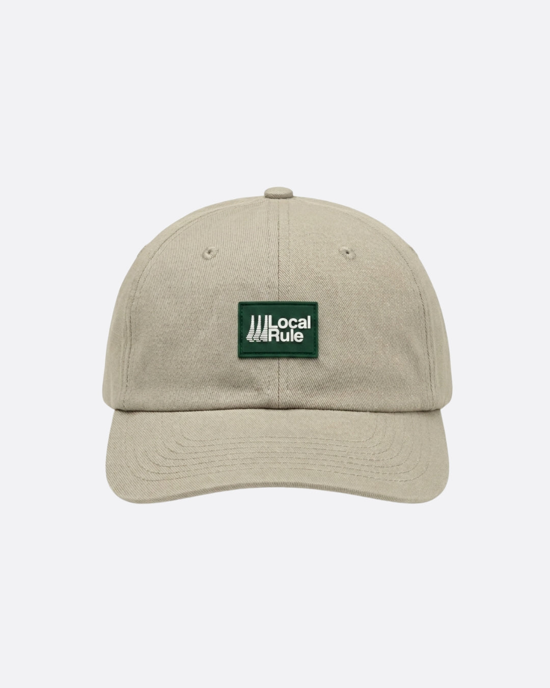 6-panel Cotton Cap - Stone-1