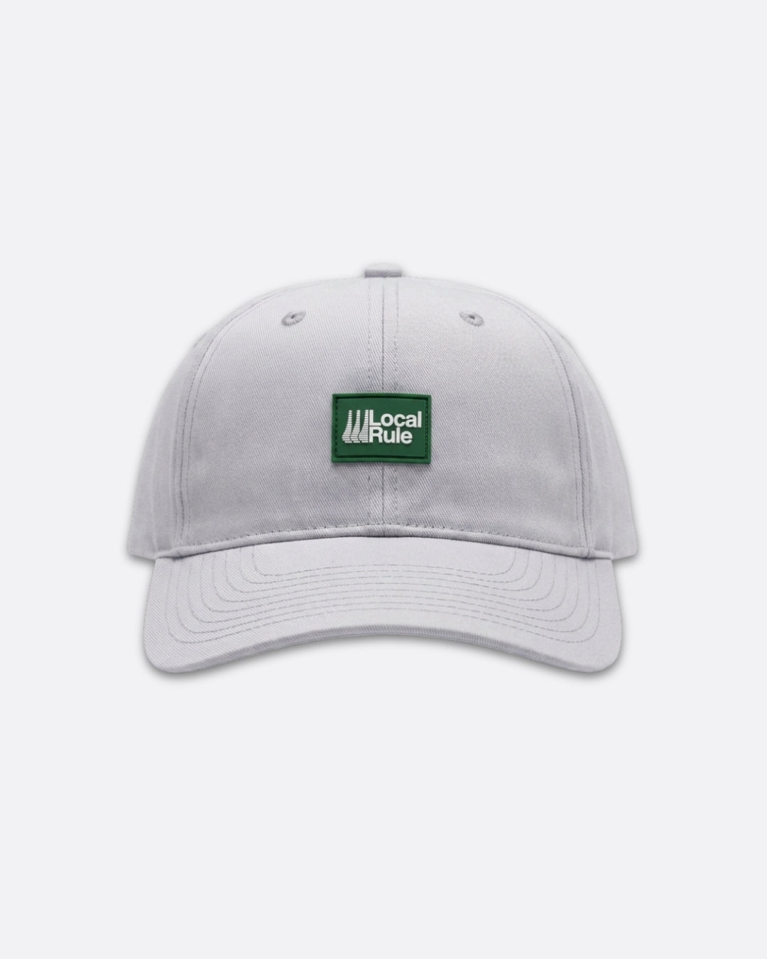 6-panel Cotton Cap - Gray