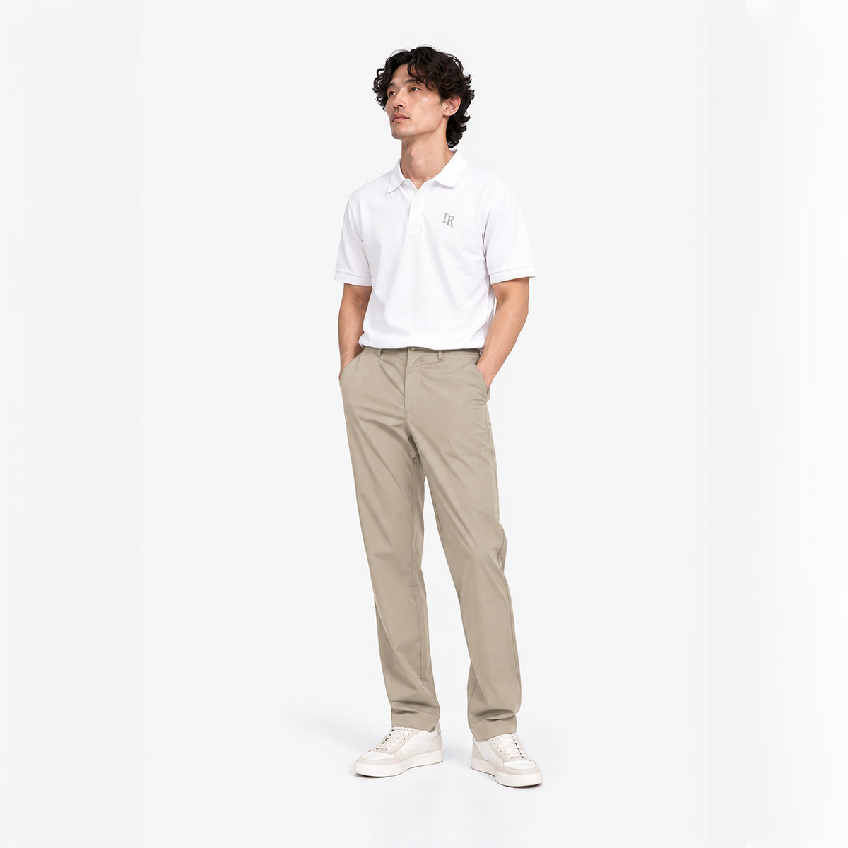 Lightweight Tech Pants - Beige-3