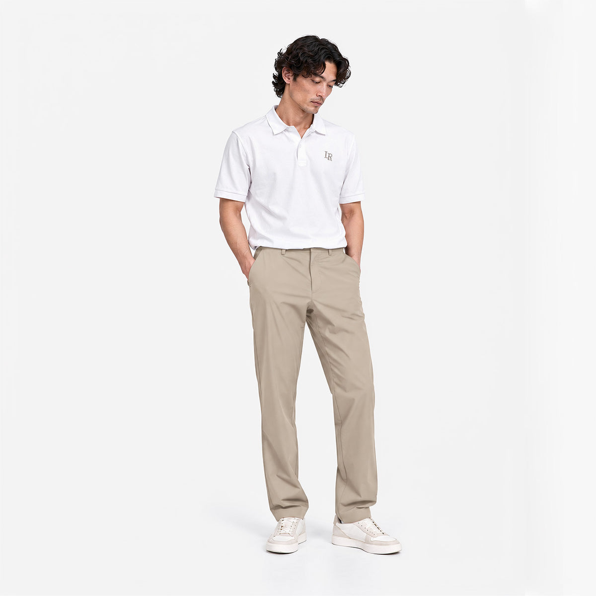 Lightweight Tech Pants - Beige-5