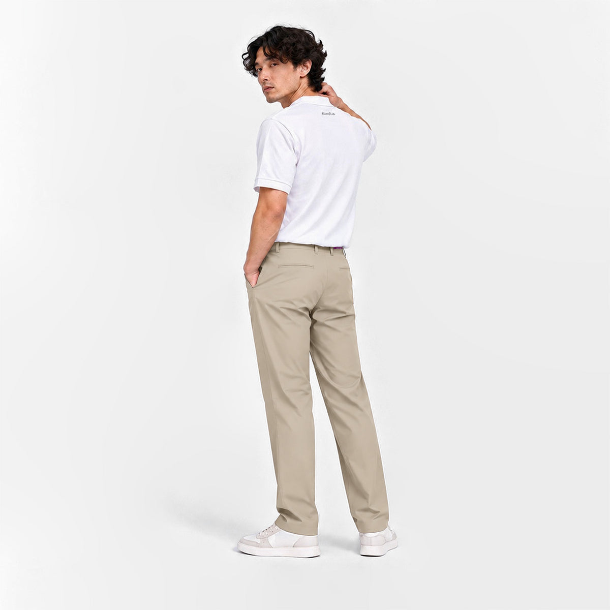 Lightweight Tech Pants - Beige-4