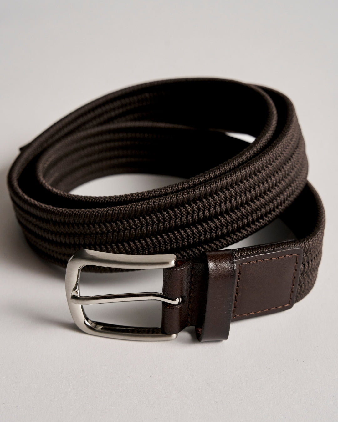 Braided Belt - Brown