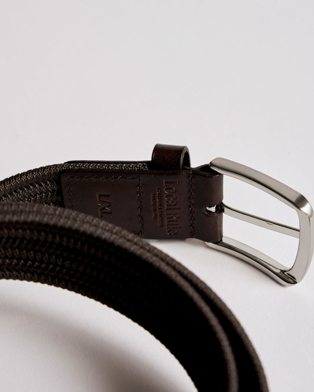 Braided Belt - Brown-5