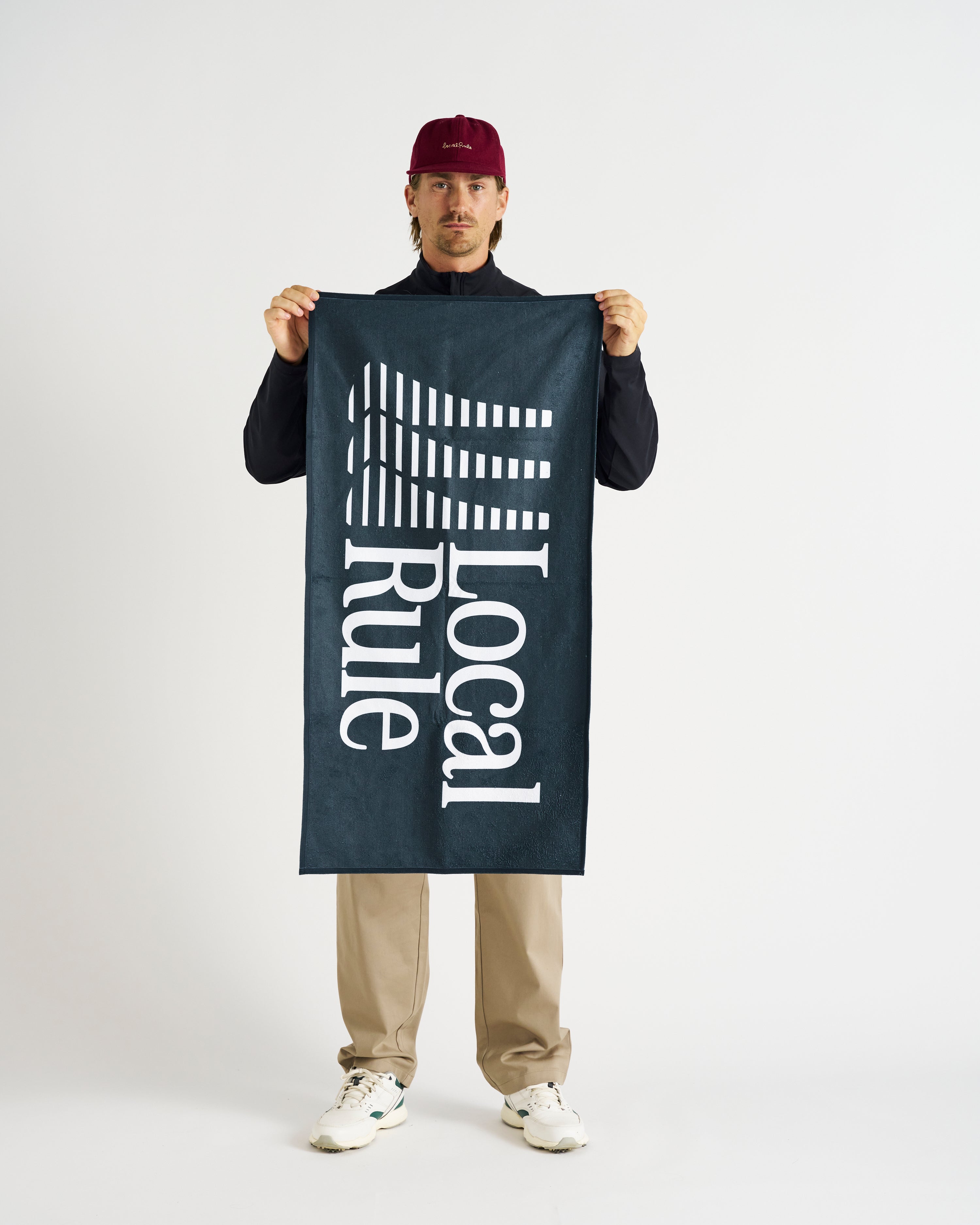 Iron Logo Towel - Dark Green