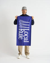 Iron Logo Towel - Blue