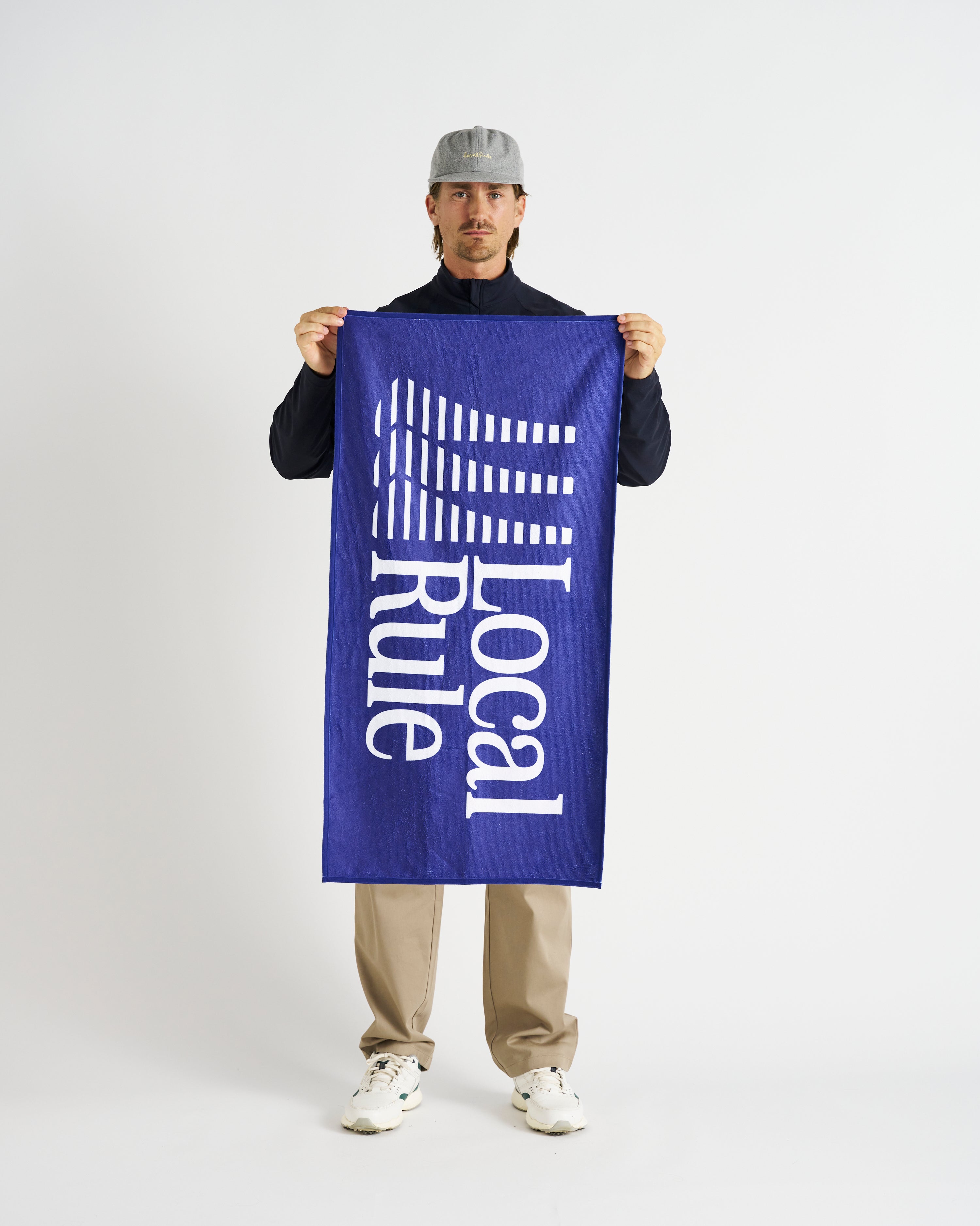 Iron Logo Towel - Blue