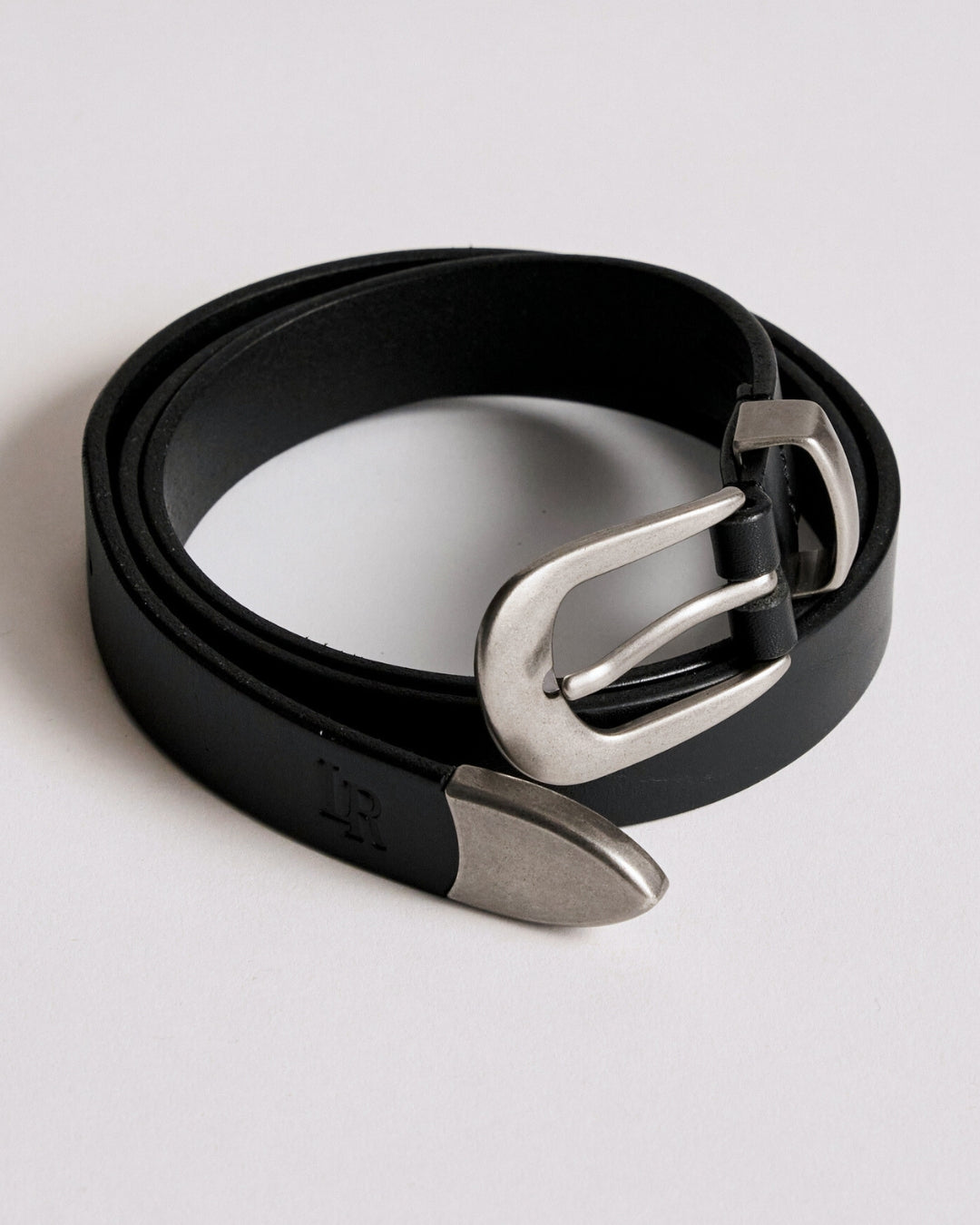 Leather Belt - Black-3