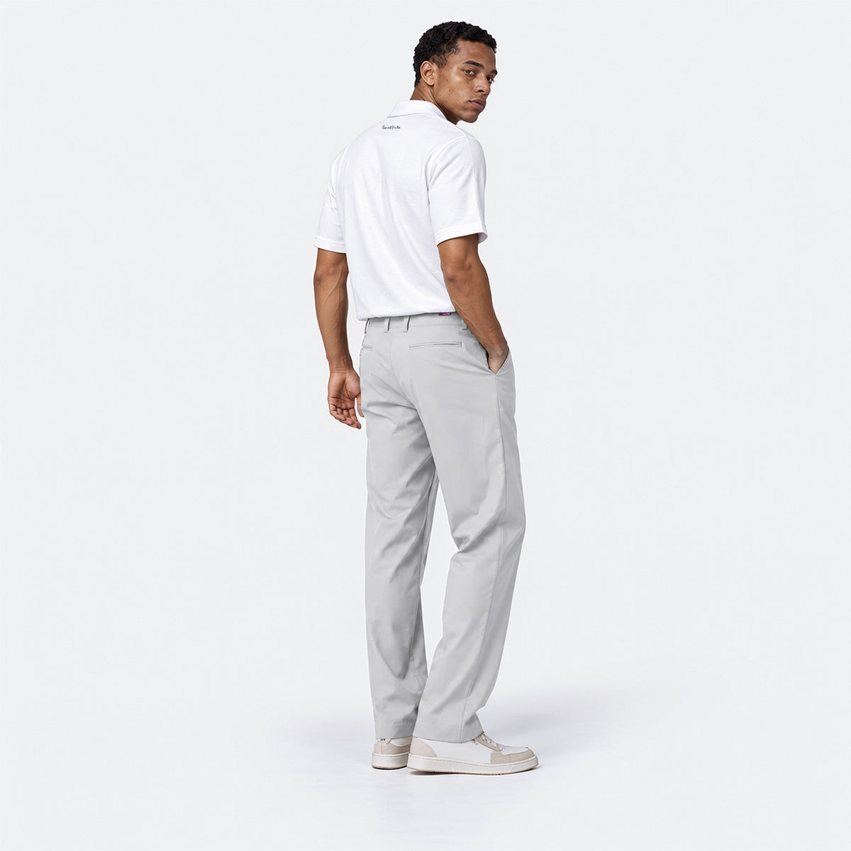 Lightweight Tech Pants - Light Grey-4