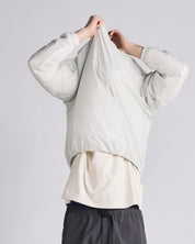 Crewneck Windbreaker - Stone White