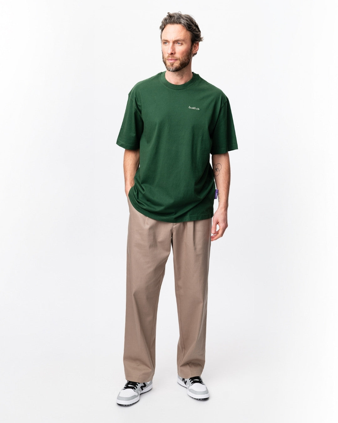 T-shirt - Dark Green-2