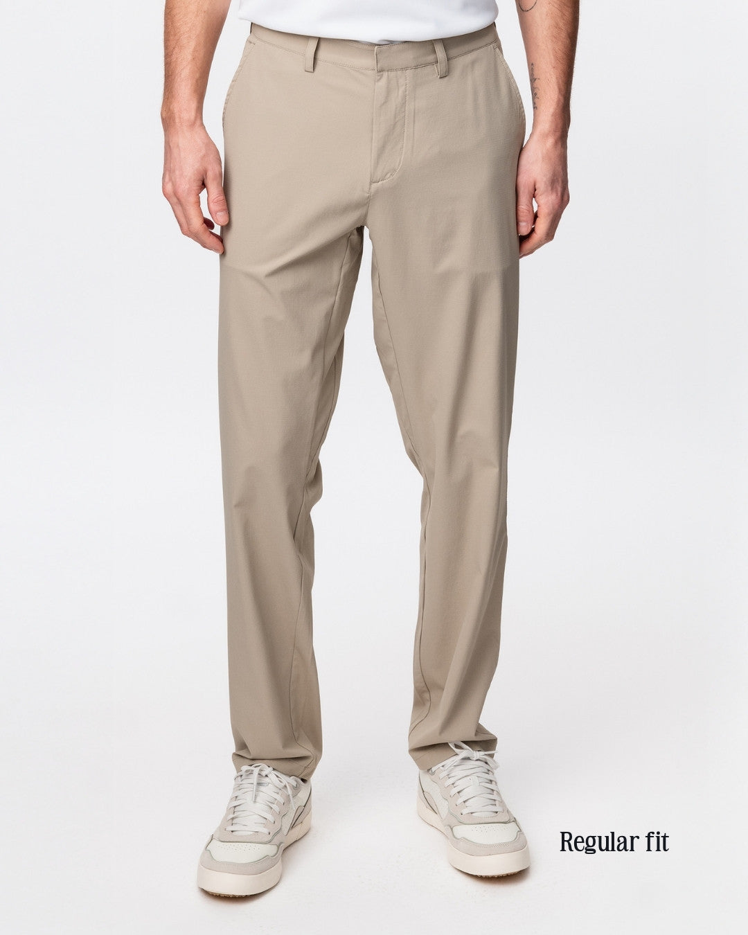 Lightweight Tech Pants - Beige-4