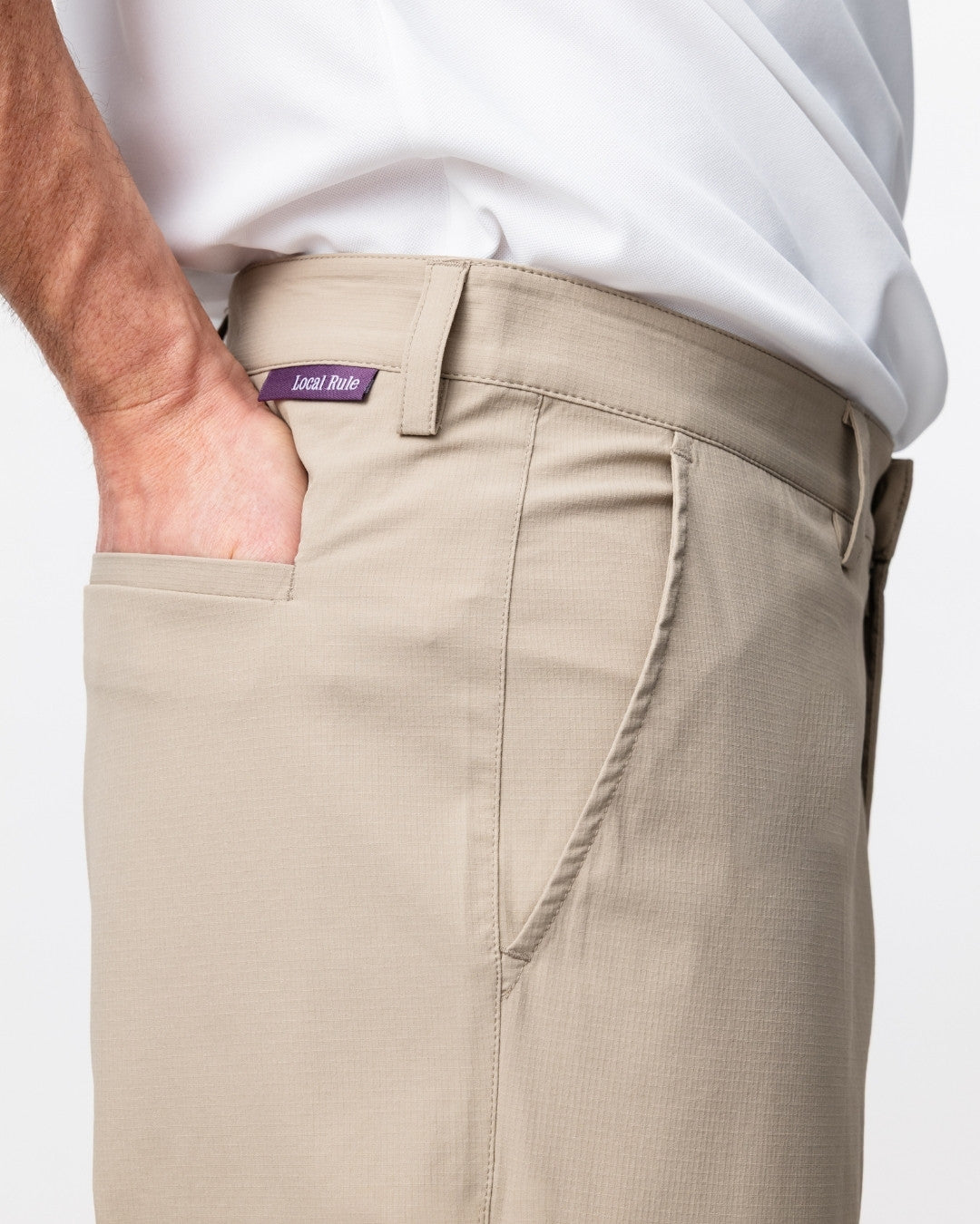 Lightweight Tech Pants - Beige-7