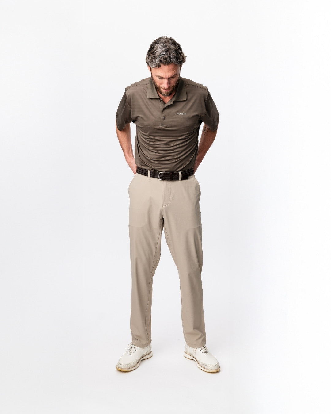 Lightweight Tech Polo - Light Brown-2