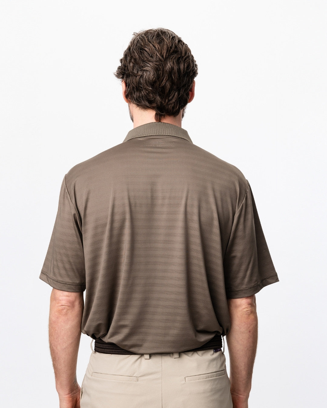 Lightweight Tech Polo - Light Brown-6