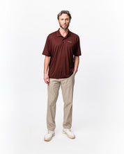 Lightweight Tech Polo - Dark Red