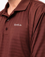 Lightweight Tech Polo - Dark Red