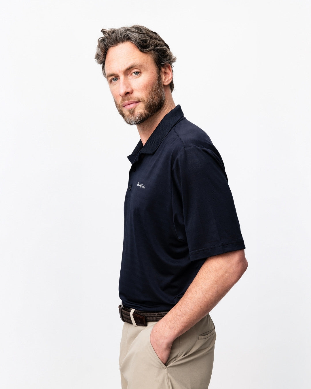Lightweight Tech Polo - Dark Navy