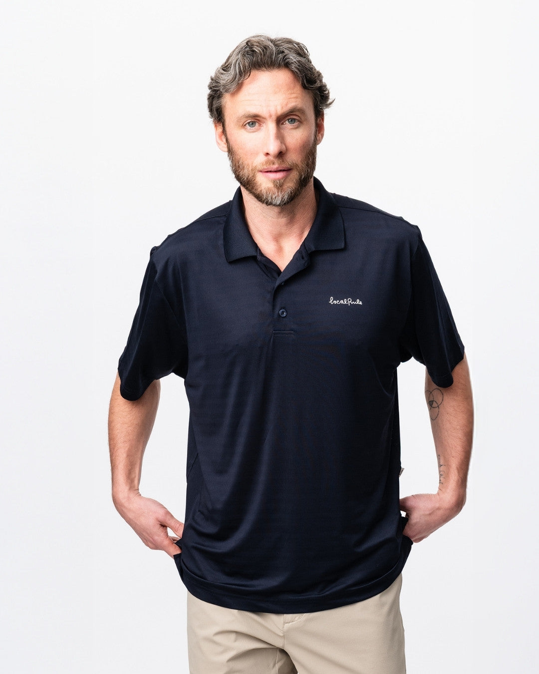 Lightweight Tech Polo - Dark Navy
