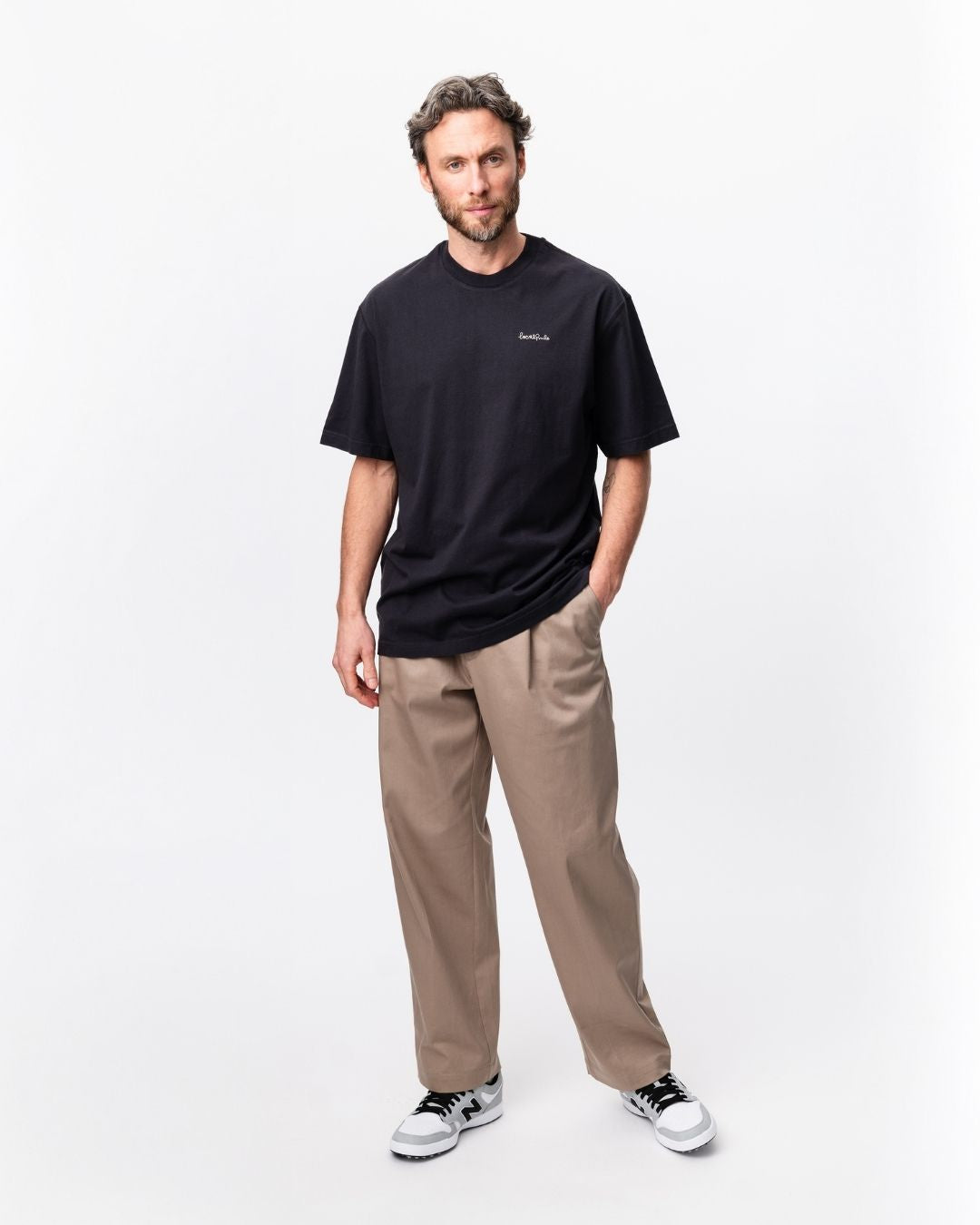 Pleated Trousers - Beige