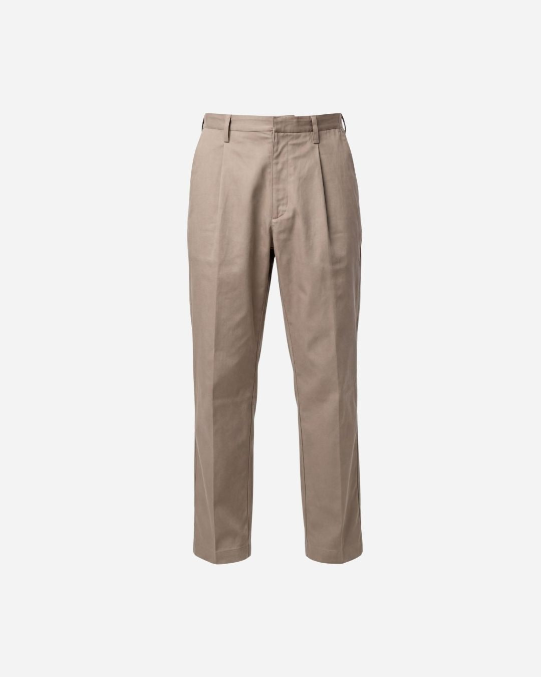 Pleated Trousers - Beige-4