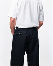 Pleated Trouser - Black