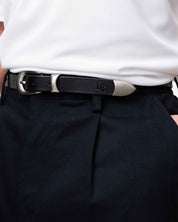 Pleated Trouser - Black