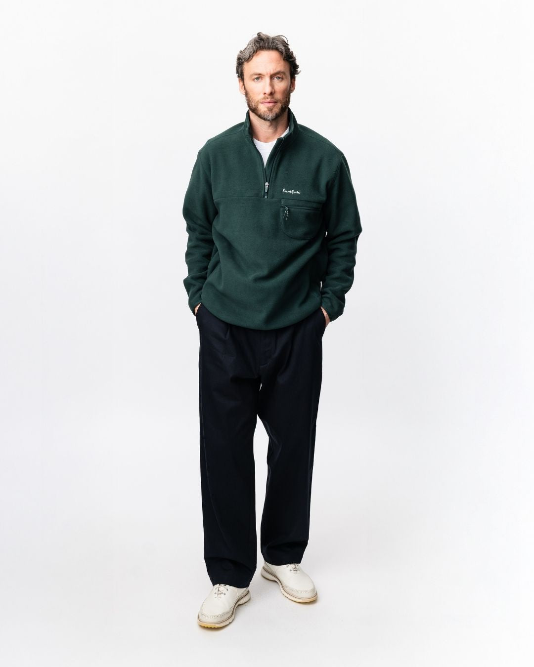 Pleated Trousers - Black