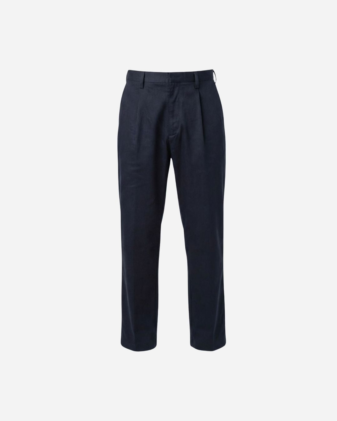 Pleated Trousers - Black-4