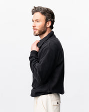 Q-zip Fleece Sweatshirt - Black