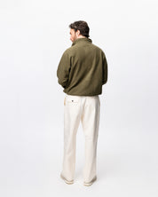 Q-zip Fleece Sweatshirt - Ivy Green