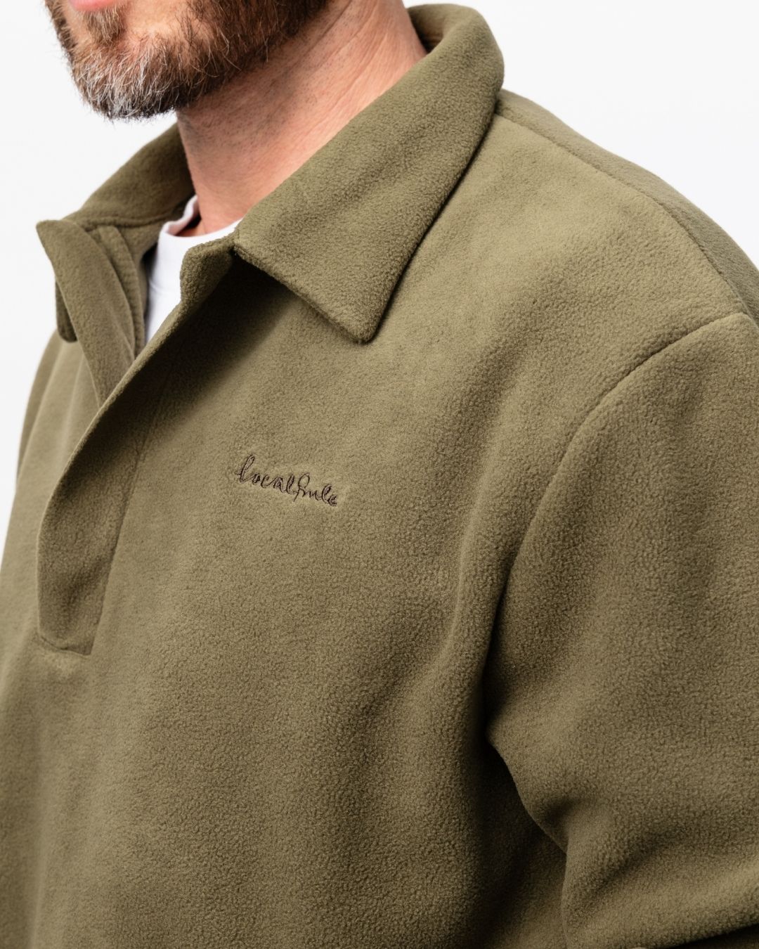 Q-zip Fleece Sweatshirt - Ivy Green-3
