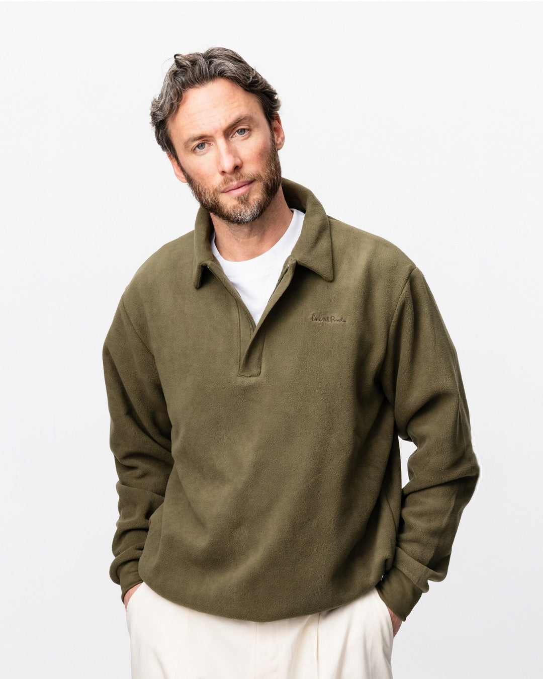 Q-zip Fleece Sweatshirt - Ivy Green