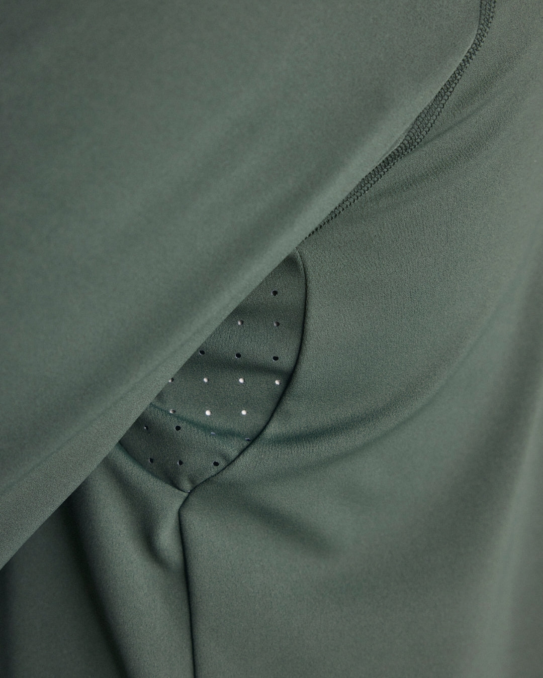 Midlayer Q-zip - Forest Green