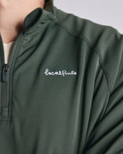 Midlayer Q-zip - Forest Green