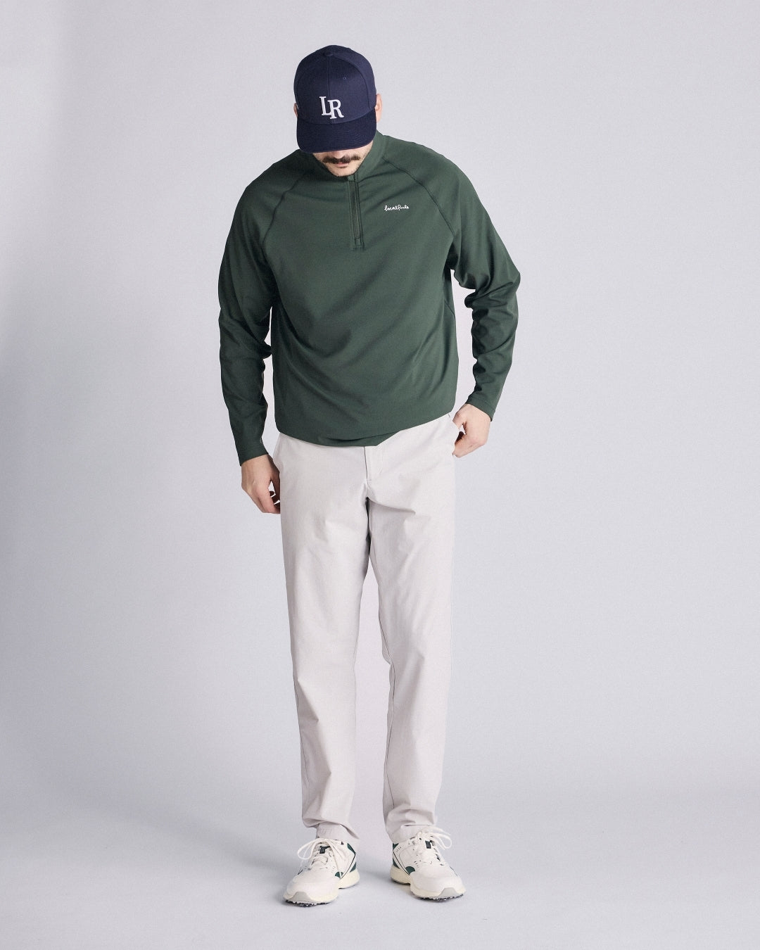 Midlayer Q-zip - Forest Green