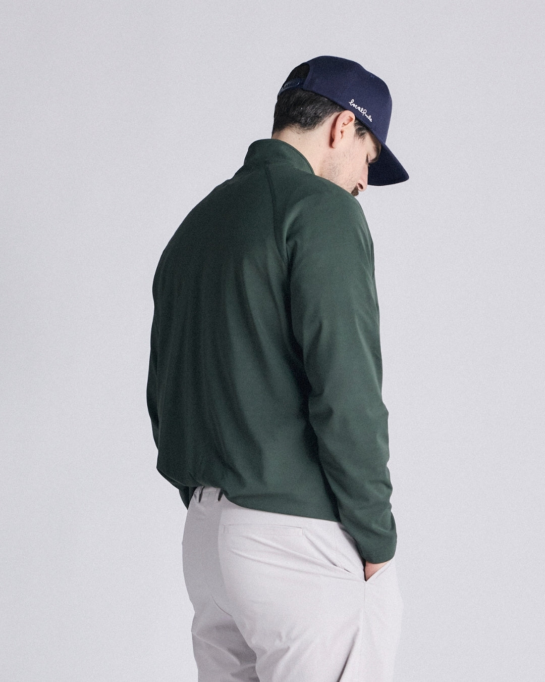 Midlayer Q-zip - Forest Green