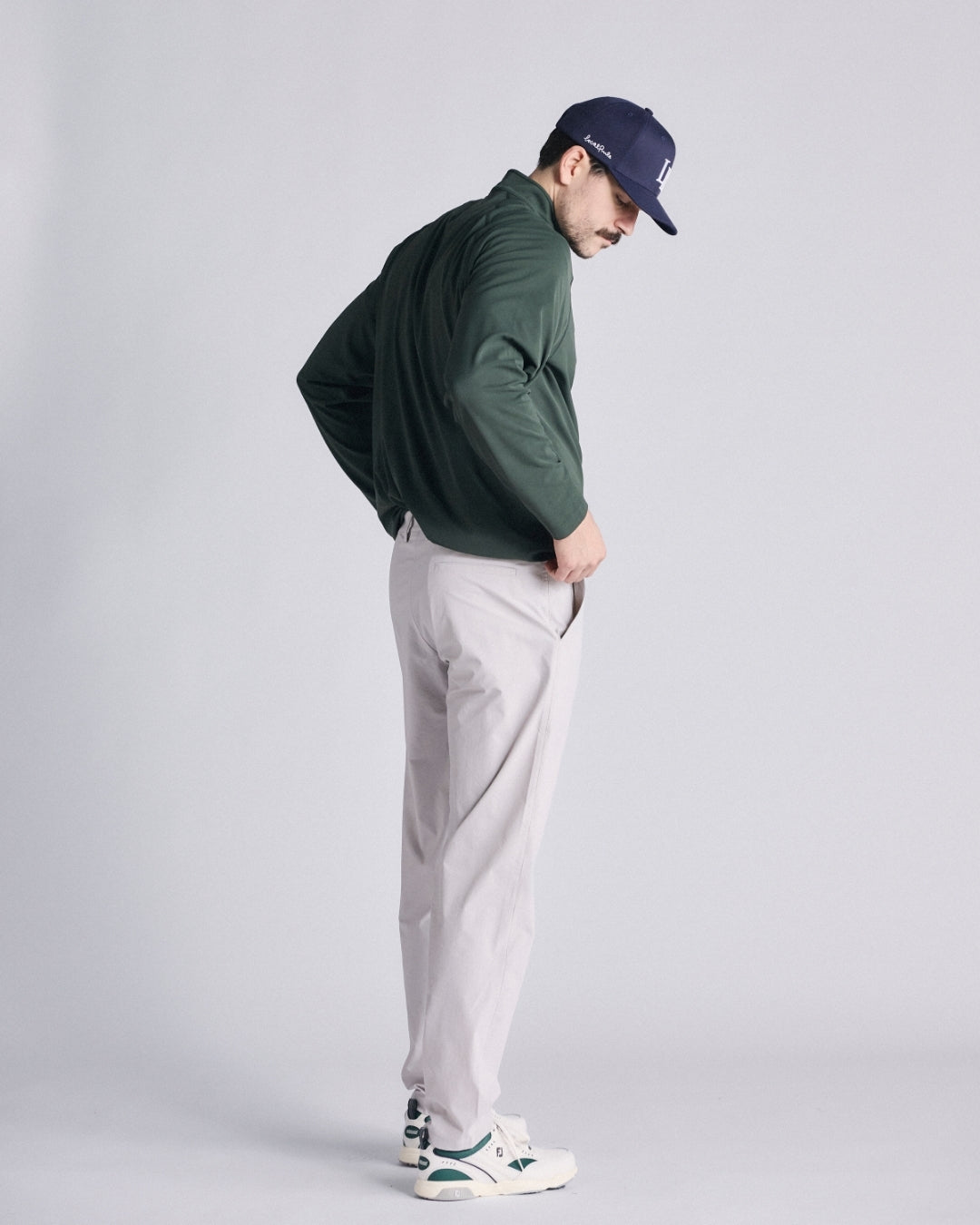 Midlayer Q-zip - Forest Green