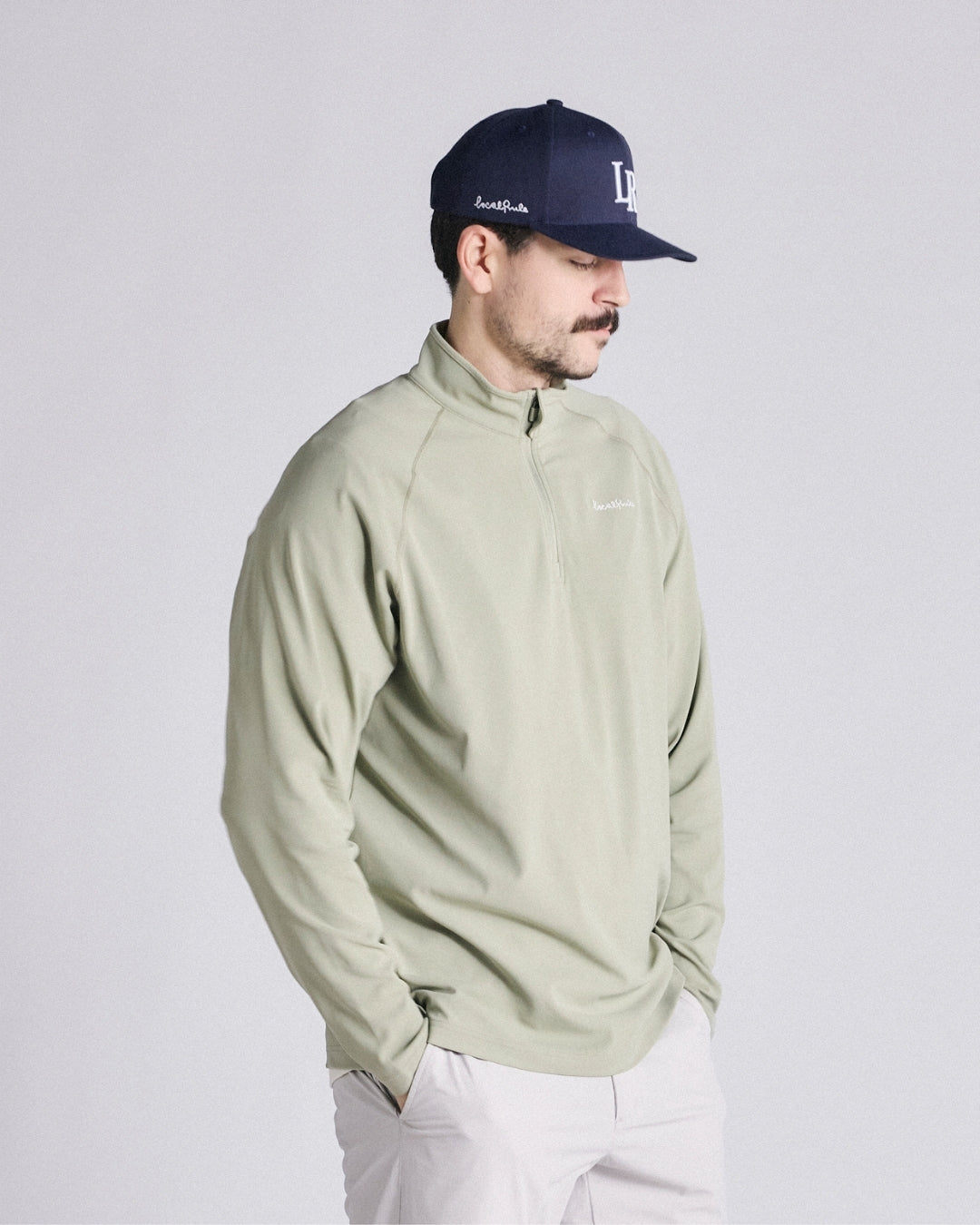 Midlayer Q-zip - Seagrass Green