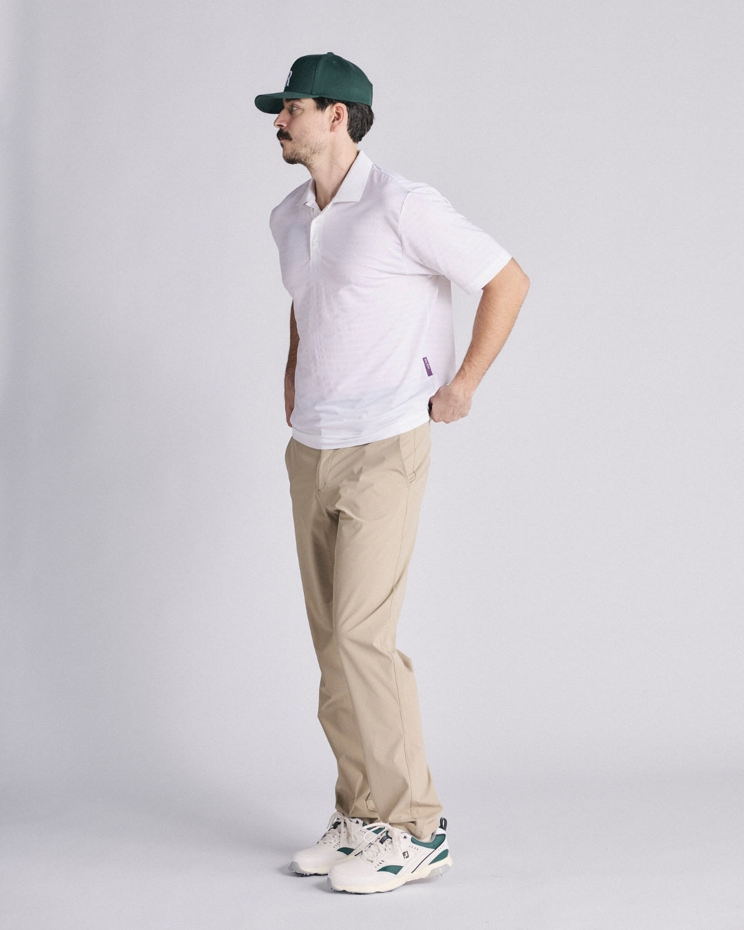 Tech Polo - White