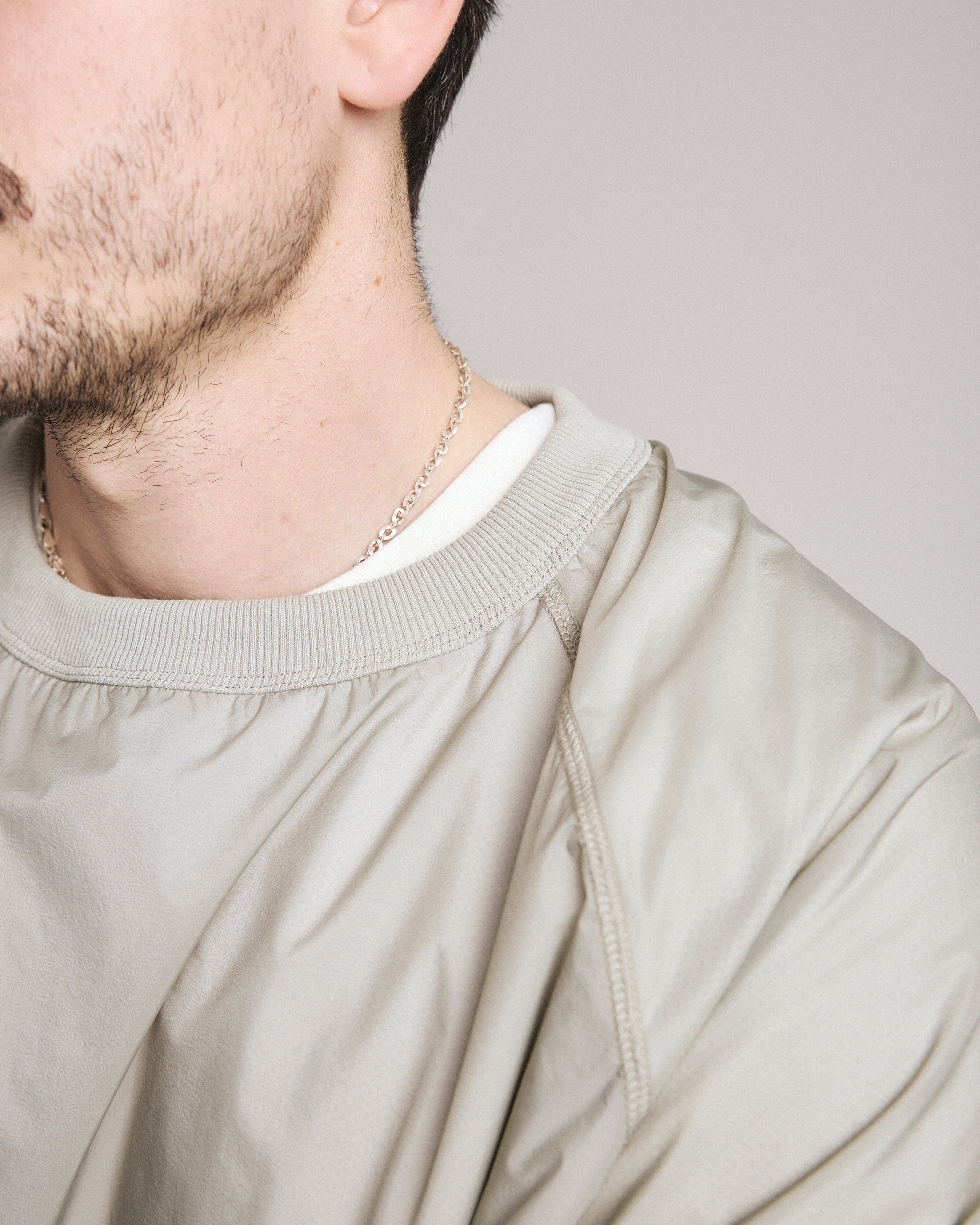 Crewneck Windbreaker - Seagrass Green-6