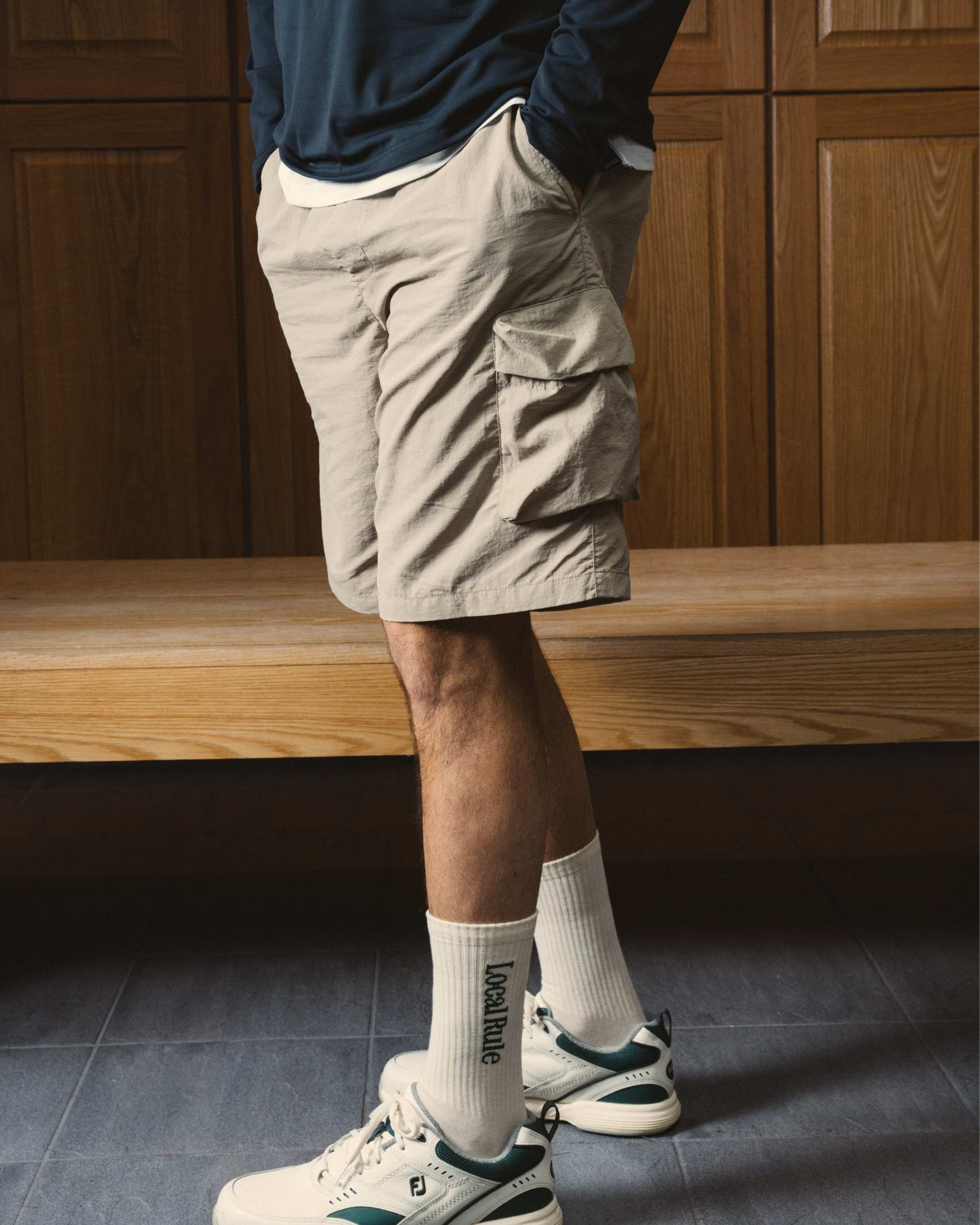 Cargo shorts - Beige-9